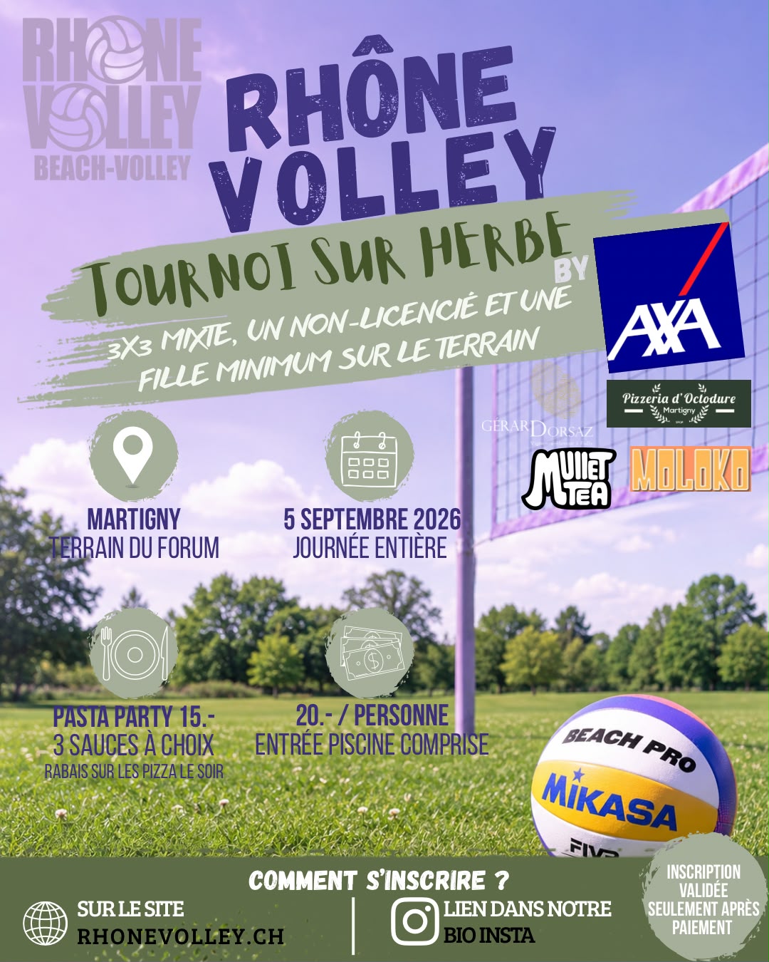 Tournois 3x3 sur herbe